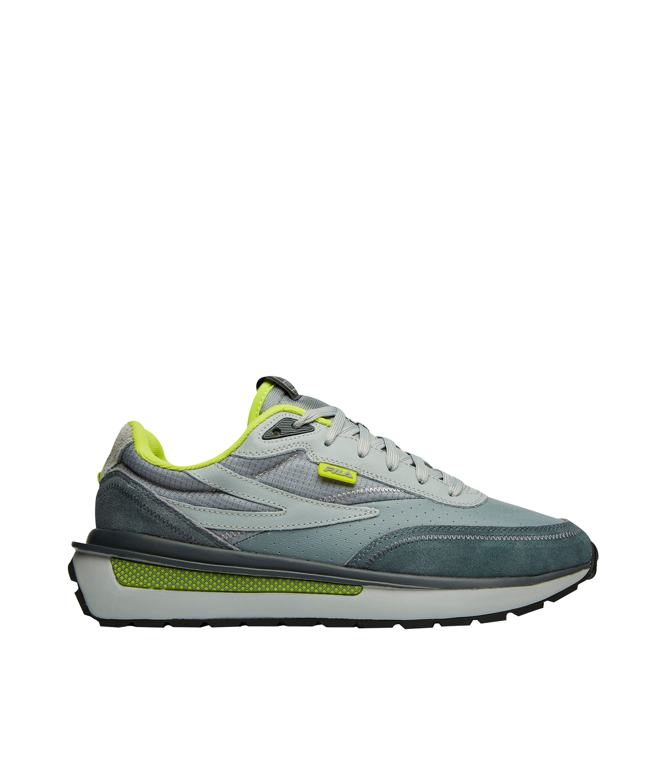 Tenis fila grises store hombre
